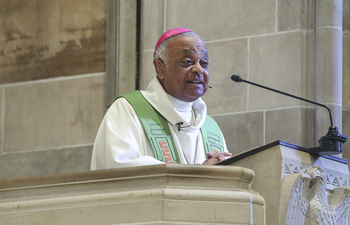 Archbishop Wilton D. Gregory will be installed as the Archdiocese of Washington’s seventh archbishop on Tuesday, May 21. In the meantime, Archbishop Gregory will continue to serve in the role of administrator for the Archdiocese of Atlanta. Photo By Michael Alexander  