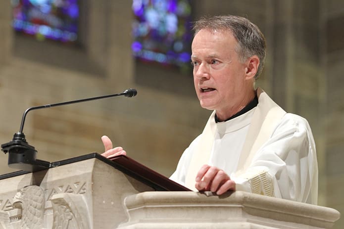 Paulist Father Ronald Roberson, director of the Secretariat for Ecumenical and Interreligious Affairs at the United States Conference of Catholic Bishops (USCCB), provided a historical perspective of Catholic-Orthodox meetings. Photo By Michael Alexander