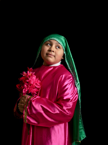 Princess Palacios-Sanchez joined her parish community's celebration on the Feast of Our Lady of Guadalupe. Photo by Johnathon Kelso