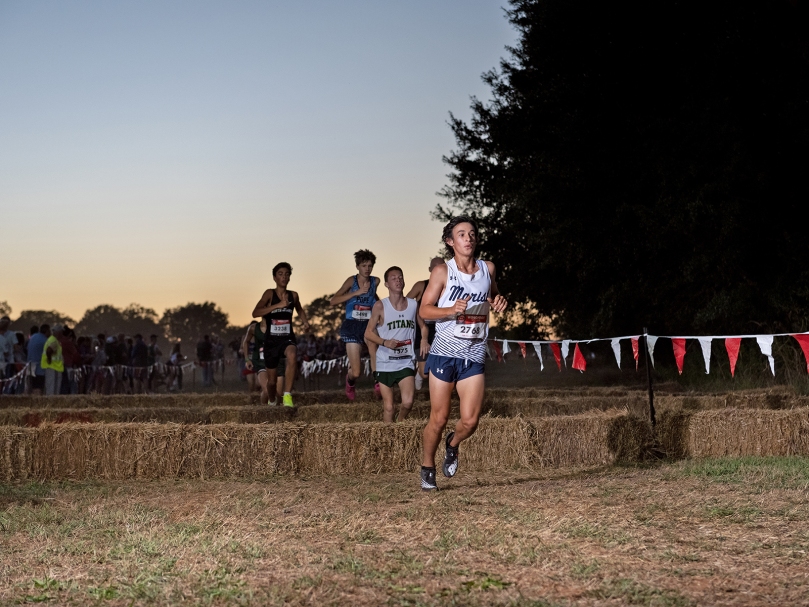 Marist runner Miller More photographed during the Wingfoot XC Classic at Cartersville's Sam Smith Park. Students from 150 high schools participated in the cross-country meet. Photo by Johnathon Kelso