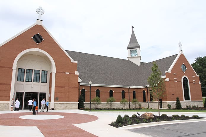 A Mass of dedication took place at the new, 18,000-square-foot St. Michael the Archangel Church in Woodstock on Aug. 29. Photo By Michael Alexander