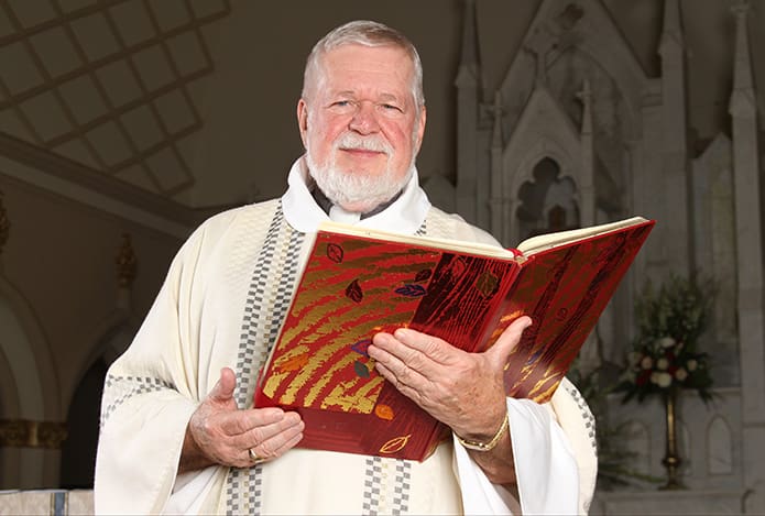 Msgr. Henry Gracz celebrated his 50th priestly jubilee in 2015. Archbishop Paul J. Hallinan ordained him on May 8, 1965. Msgr. Gracz’s first assignment following the ordination was at St. Joseph Church, Athens. He’s been the pastor at the Shrine of the Immaculate Conception, Atlanta, since June 2001. Photo By Michael Alexander