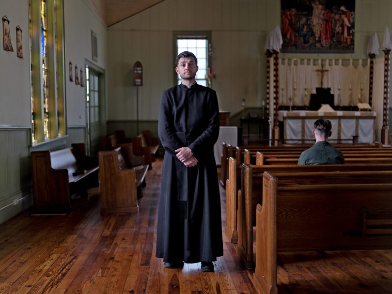 Father Gregory Tipton is pastor of St. Aelred Church.  The church is a parish of The Personal Ordinariate of the Chair of Saint Peter, created by the Vatican in 2012. Photo by Johnathon KelsoPhoto by Johnathon Kelso