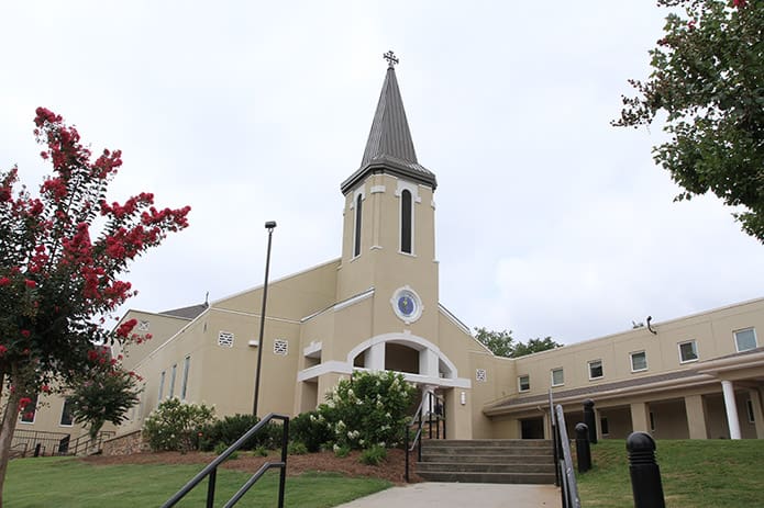 In 2015 St. Andrew Church unveiled a constructive facelift and a striking new steeple. Photo By Michael Alexander