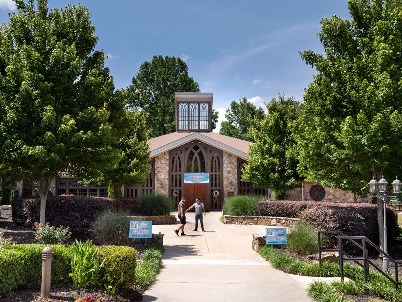 St. Thomas Aquinas Church celebrated its 50th anniversary in June.  Starting as a mission, St. Thomas Aquinas was elevated to a parish on June 1, 1972 by Archbishop Thomas Donnellan. Photo by Johnathon Kelso