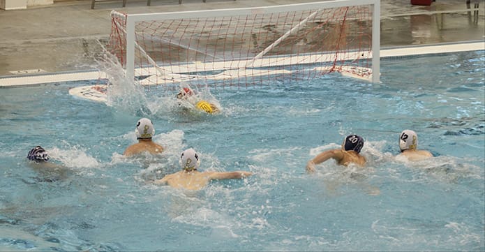 Andres Garcia makes a defensive stop at one point during the Oct. 12 match. Photo By Michael Alexander