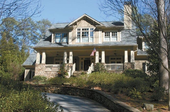 The home and gardens of Liz and Tom Thorington in Brookhaven is one of the homes featured in Christ the King School’s 2013 Tour of homes.