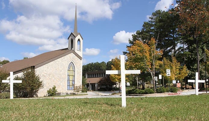 Snellville Knights hold school supply drive