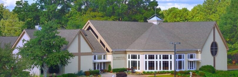 St. Catherine of Siena Church on Ben King Road in Kennesaw will be the site of the Chesterton Academy, a new high school opening this fall. Photo Courtesy of St. Catherine of Siena 