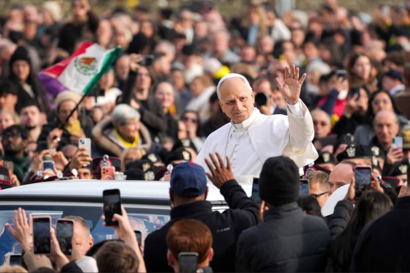 St. John Bosco student uses crochet skills to create papal gift