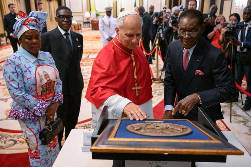 Pope Leo meets Equatorial Guinea’s dictator, urges justice over power